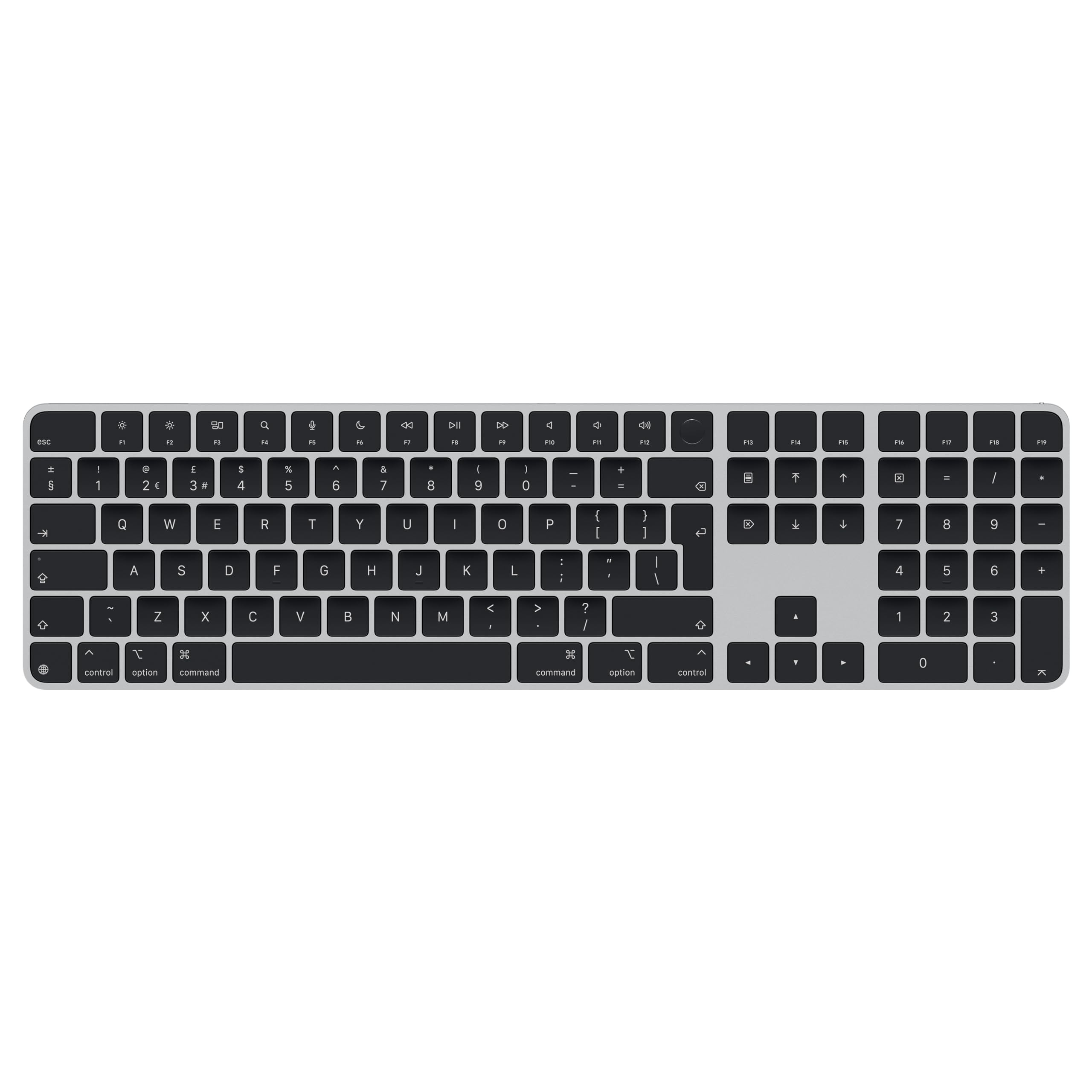Magic Keyboard With Touch Id And Numeric Keypad For Mac Models With Apple Silicon - British English - Black Keys
