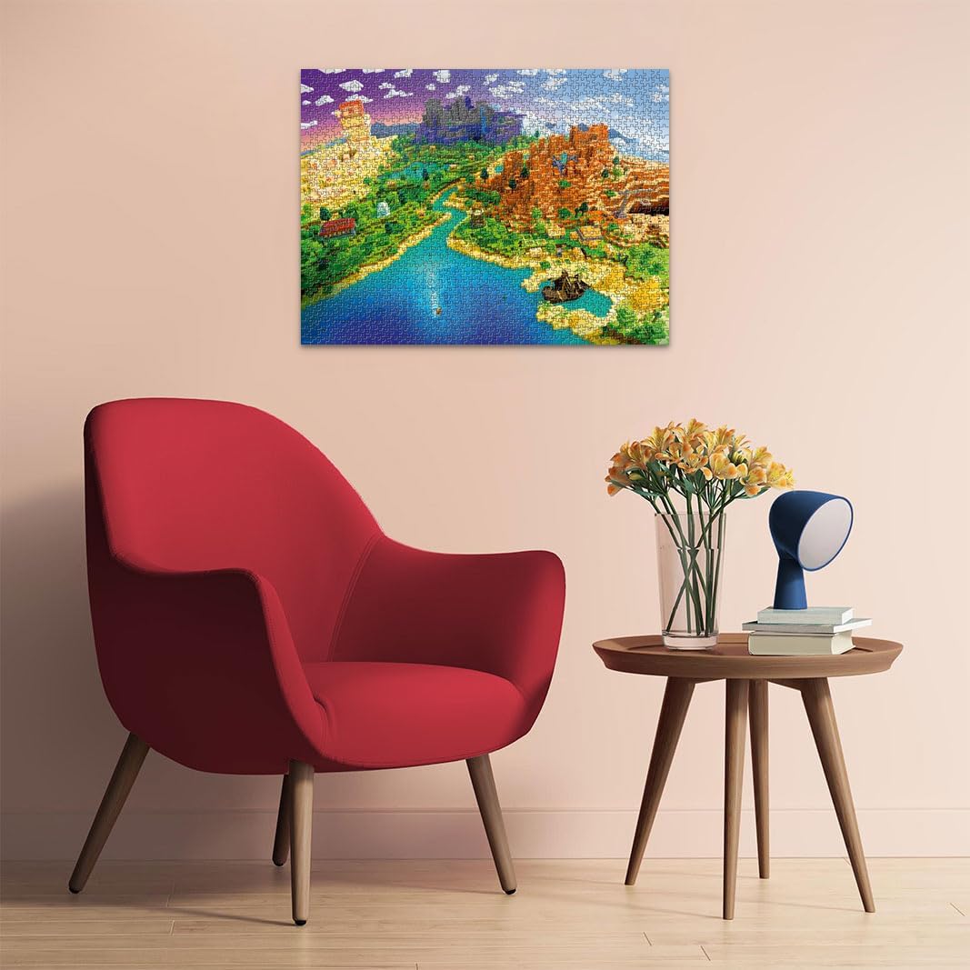 Ravensburger Puzzle 12000433 - World of Minecraft - 1500 Teile Minecraft Puzzle für Erwachsene und Kinder ab 14 Jahren