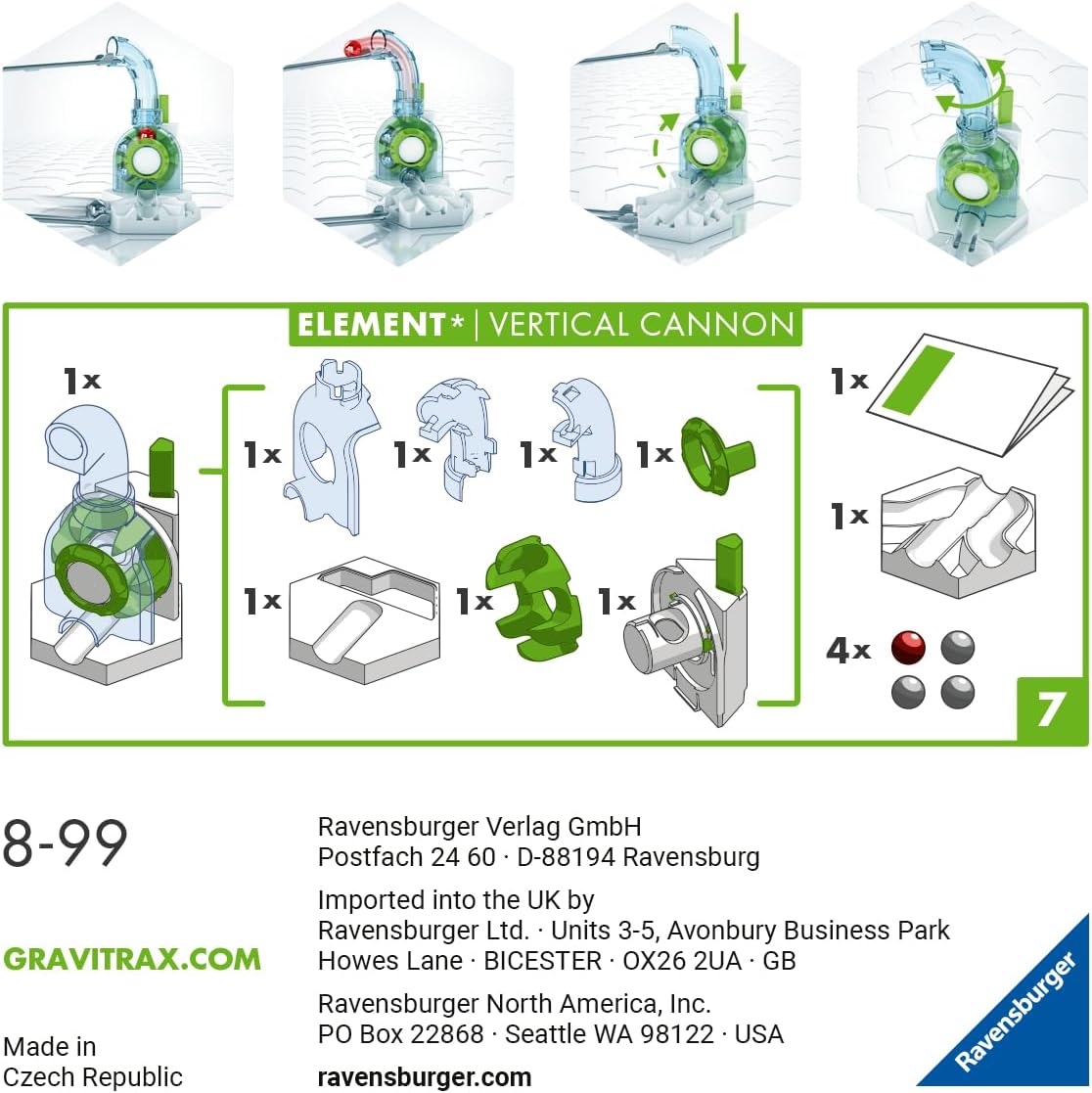 Ravensburger GraviTrax Element Vertical Cannon