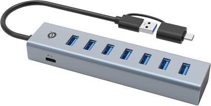 7-Port Usb 3.0 Hub With Power Adapt