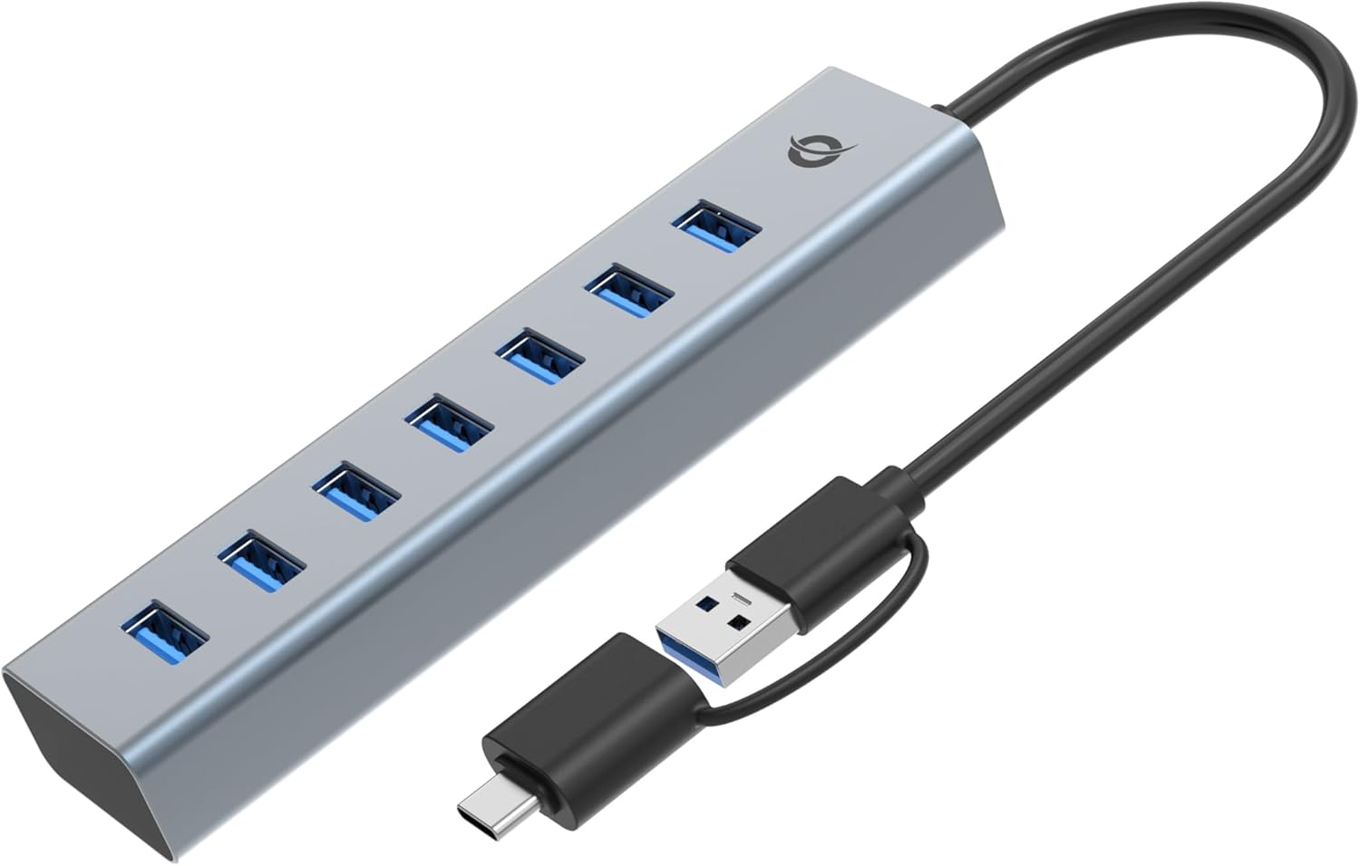 7-Port Usb 3.0 Hub With Power Adapt