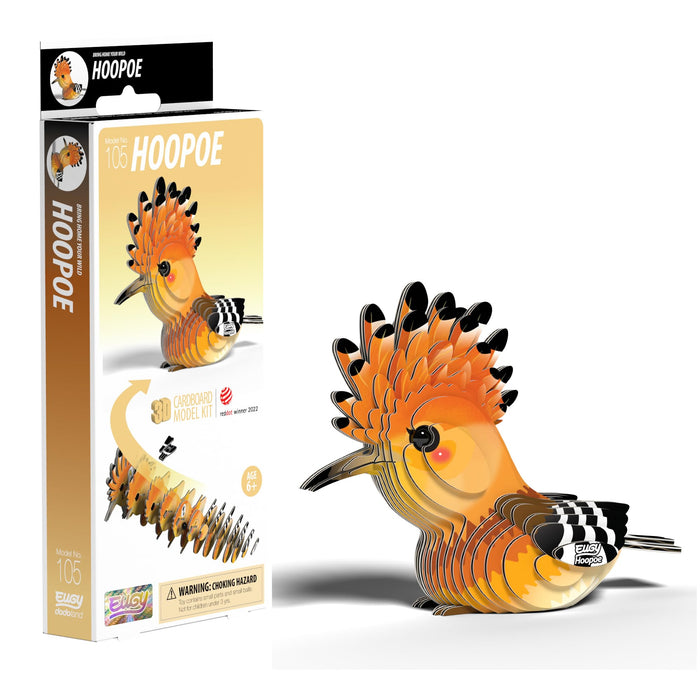EUGY D5086 Hoopoe 3D Model Craft Kit