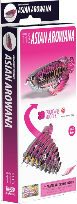 EUGY D5087 Asian Arowana 3D Model Craft Kit