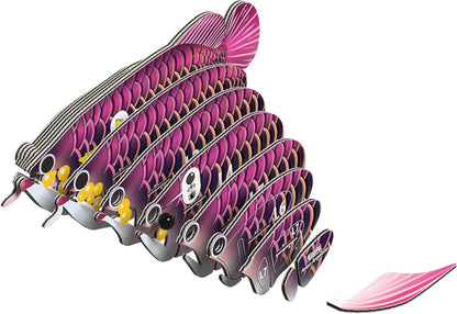 EUGY D5087 Asian Arowana 3D Model Craft Kit