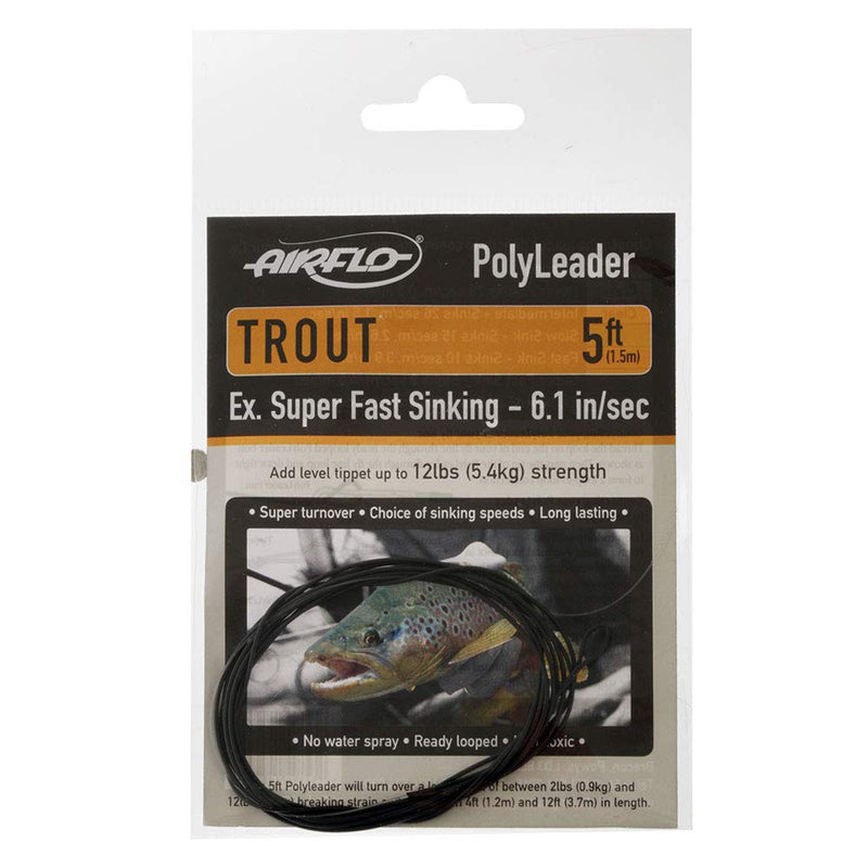Airflo Airflo Polyleader Trout 5ft X Super Fast Sink