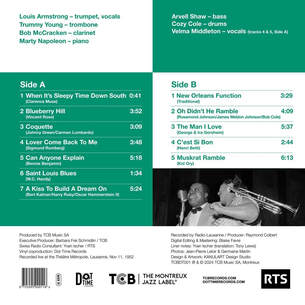 Swiss Radio Days Jazz Series Vol. 48: Lausanne 1952