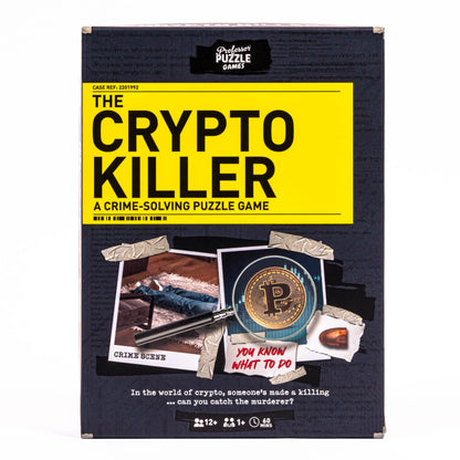 Professor Puzzle Crypto Killer: A Strategic Mystery Board Game for Ages 10 and Up