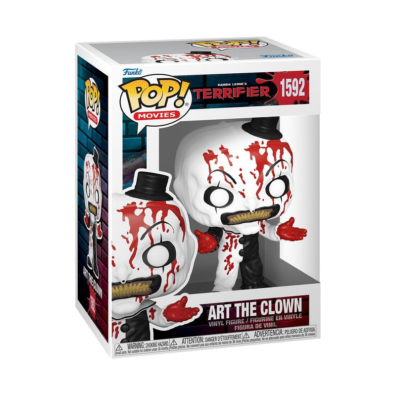 Funko Pop! Movies: Terrifier 2 - Art the Clown - Bloody - Collectable Vinyl Figure - Gift Idea - Official Merchandise - Toys for Kids & Adults - Movies Fans - Model Figure for Collectors and Display