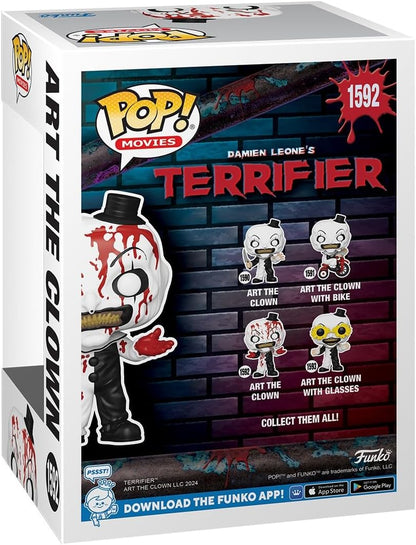 Funko Pop! Movies: Terrifier 2 - Art the Clown - Bloody - Collectable Vinyl Figure - Gift Idea - Official Merchandise - Toys for Kids & Adults - Movies Fans - Model Figure for Collectors and Display