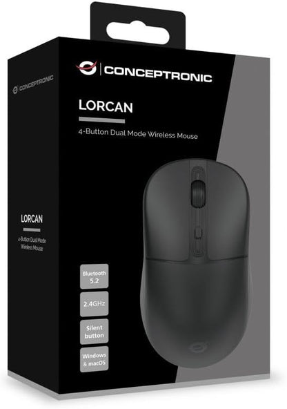 4-Button Wireless Mouse  Dual Mode