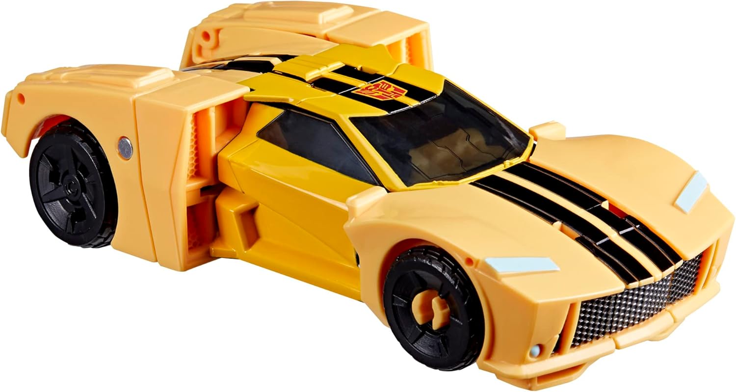 Transformers Toys EarthSpark Deluxe Class Bumblebee, 12.5-cm Action Figure, Robot Toys for Children Aged 6 and Up
