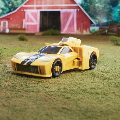 Transformers Toys EarthSpark Deluxe Class Bumblebee, 12.5-cm Action Figure, Robot Toys for Children Aged 6 and Up