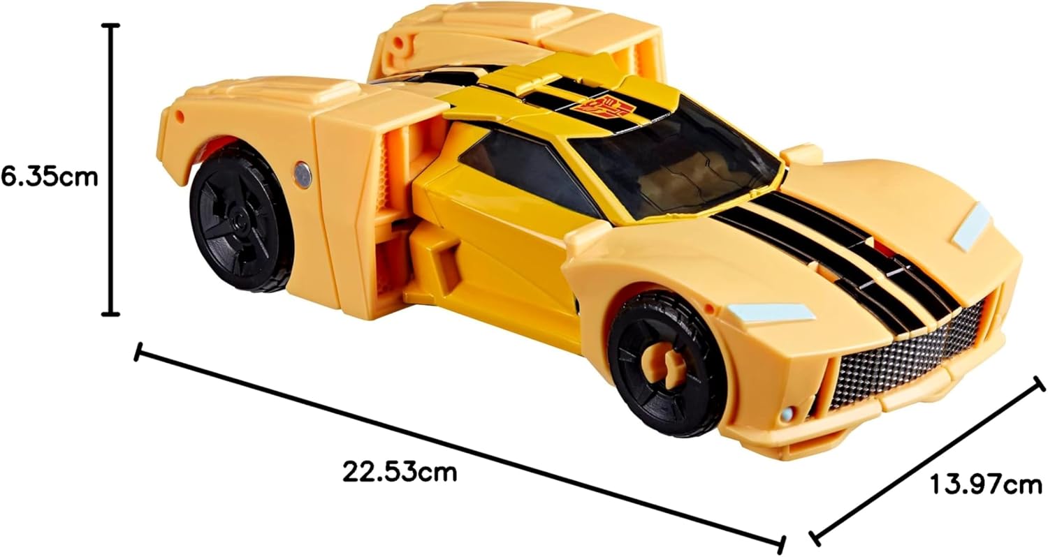 Transformers Toys EarthSpark Deluxe Class Bumblebee, 12.5-cm Action Figure, Robot Toys for Children Aged 6 and Up