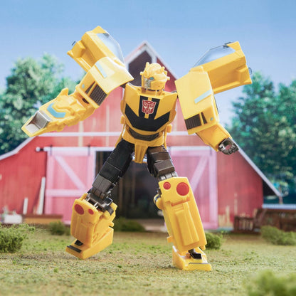 Transformers Toys EarthSpark Deluxe Class Bumblebee, 12.5-cm Action Figure, Robot Toys for Children Aged 6 and Up