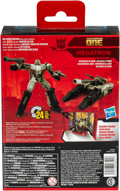 Transformers Studio Series Deluxe One 114 Megatron 4.5” Action Figure, 8+