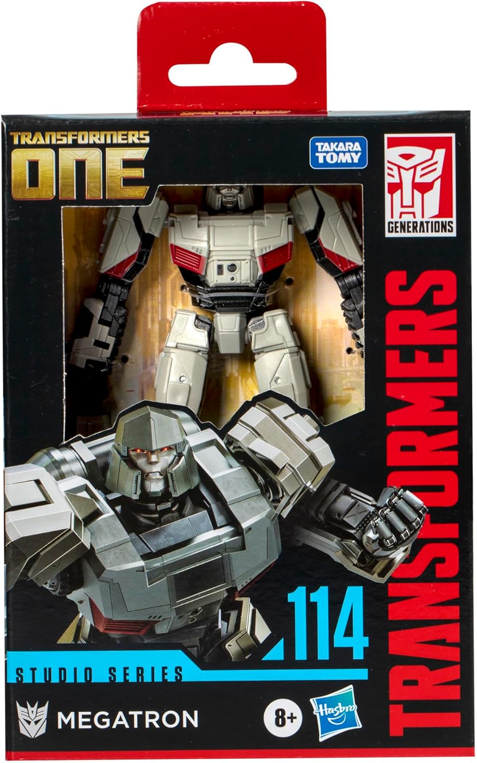Transformers Studio Series Deluxe One 114 Megatron 4.5” Action Figure, 8+