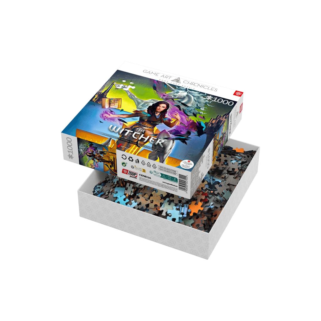 Good Loot Game Art Chronicles Puzzle: The Witcher Yennefer & Salvador Dali (1000 Pieces)