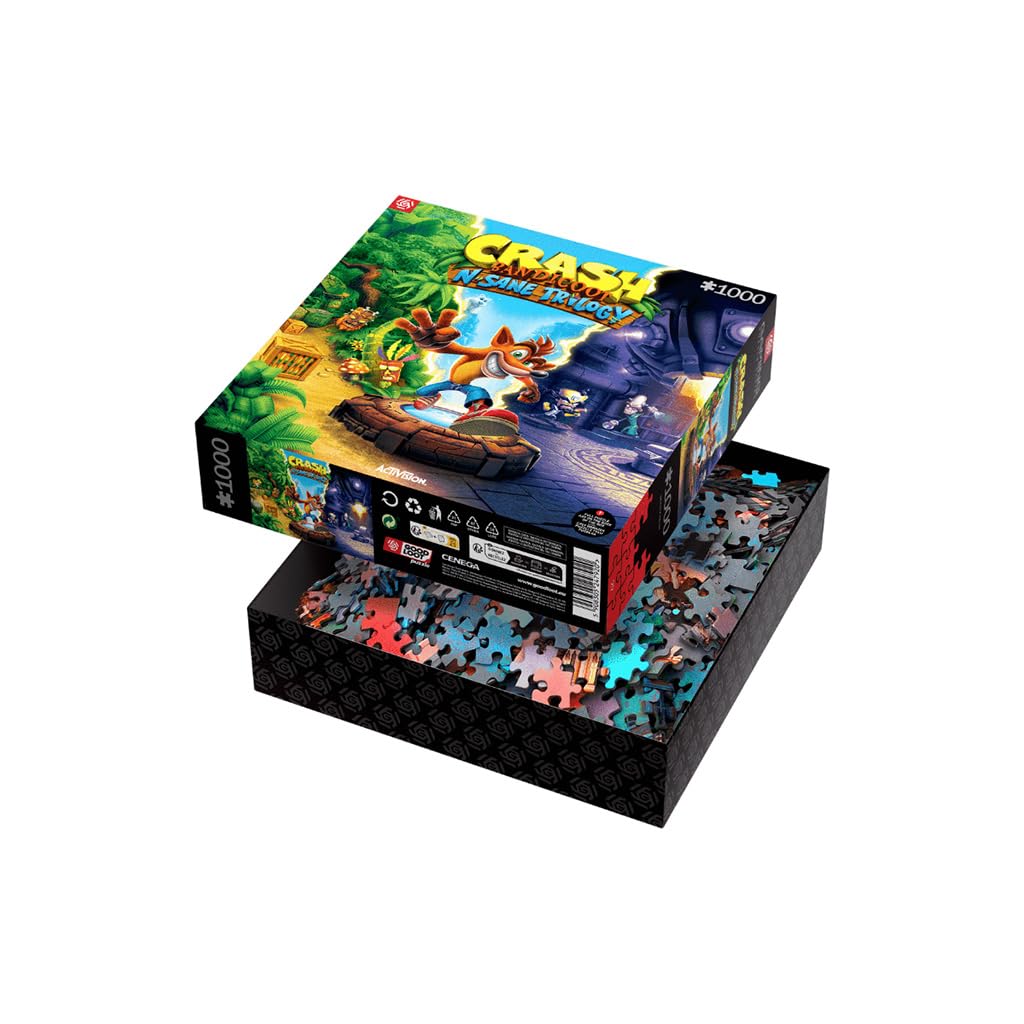 Good Loot GDL-24792 Crash Bandicoot N Sane Trilogy 1000 pcs Puzzle, Multicolor