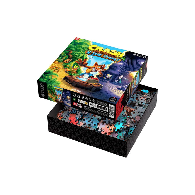 Good Loot GDL-24792 Crash Bandicoot N Sane Trilogy 1000 pcs Puzzle, Multicolor
