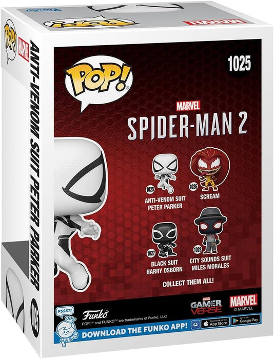 Funko POP! Games: SM2VG - Anti-Venom Peter - Spider-man 2 Video Game - Collectable Vinyl Figure - Gift Idea - Official Merchandise - Toys for Kids & Adults - Video Games Fans