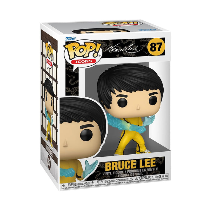 Funko Pop! Icons: Bruce Lee - Figura in Vinile da Collezione - Idea Regalo - Merchandising Ufficiale - Giocattoli per Bambini e Adulti - Movies Fans - Figura da Collezione e da Esposizione