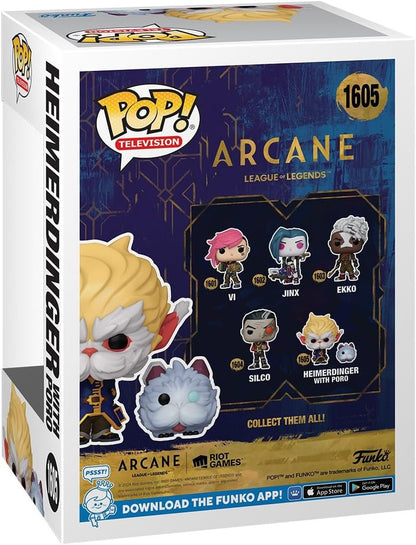 Funko Pop! TV: Arcane League of Legends - Heimerdinger with Poro