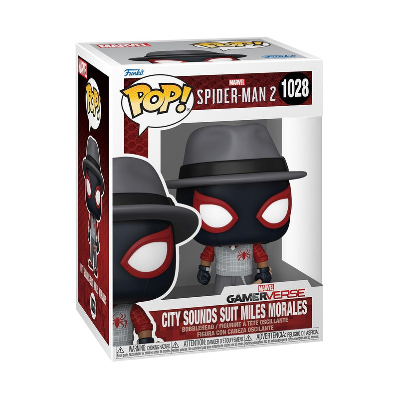 Funko POP! Games: SM2VG - City Sounds Miles - Spider-man 2 Video Game - Collectable Vinyl Figure - Gift Idea - Official Merchandise - Toys for Kids & Adults - Video Games Fans