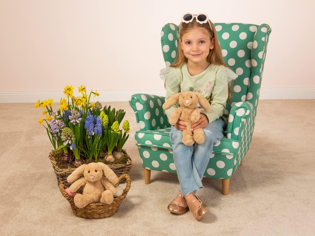 Teddy Hermann Herzekind 93910 Hase Häschen Anny 23 cm, Kuscheltier, Plüschtier
