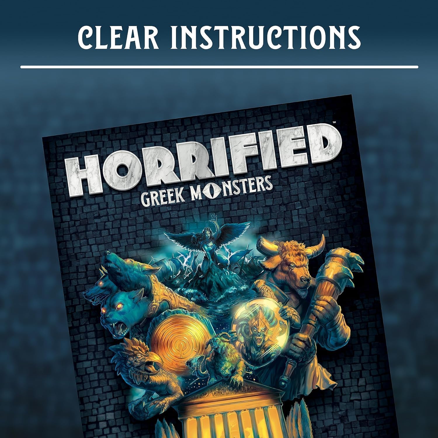 Ravensburger Horrified Greek Monsters - Immersive Cooperative Strategy Board Game for Adults and Kids Age 10 Years Up