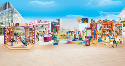PLAYMOBIL myLife 71534 Modewinkel, spannende winkelervaring in de modewinkel, inclusief kassa, vitrine en veel kledingstukken, gedetailleerde speelgoed voor kinderen vanaf 5 jaar