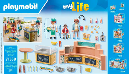 PLAYMOBIL myLife 71534 Modewinkel, spannende winkelervaring in de modewinkel, inclusief kassa, vitrine en veel kledingstukken, gedetailleerde speelgoed voor kinderen vanaf 5 jaar