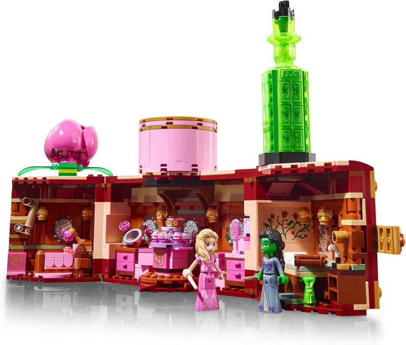 LEGO Wicked Glinda & Elphaba's Dormitory Set, Building Toy for 8 Plus Year Old Girls & Boys, with 2 Mini-Dolls for Imaginative Play, Gift for Kids Who Love Doll’s Houses, and Fans of the Movie 75683