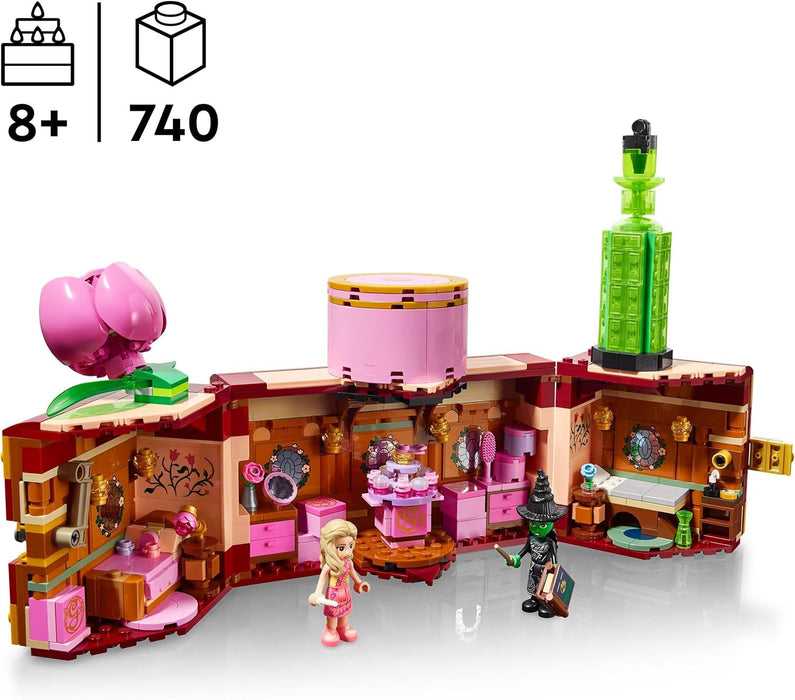 LEGO Wicked Glinda & Elphaba's Dormitory Set, Building Toy for 8 Plus Year Old Girls & Boys, with 2 Mini-Dolls for Imaginative Play, Gift for Kids Who Love Doll’s Houses, and Fans of the Movie 75683