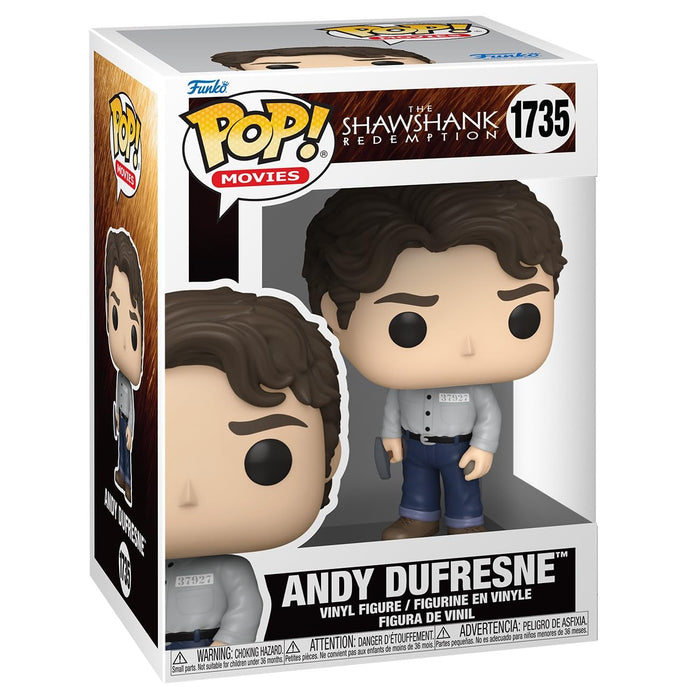 Funko POP! Movies: SR - Andy Dufresne - Shawshank Redemption - Collectable Vinyl Figure - Gift Idea - Official Merchandise - Toys for Kids & Adults - Movies Fans - Model Figure for Collectors