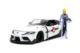 Jada Toys Robotech R. Fokker 20 Toyota Supra 1:24