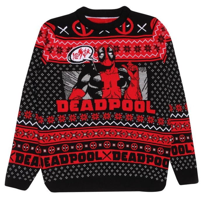 Deadpool Show Off Männer Weihnachtspullover Multicolor Fan-Merch, Filme, Superhelden, TV-Serien