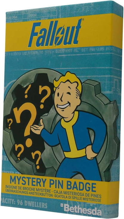 Fallout Mystery Pin Badge CDU Containing 12 Blind Boxes