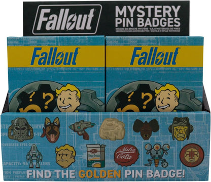 Fallout Mystery Pin Badge CDU Containing 12 Blind Boxes