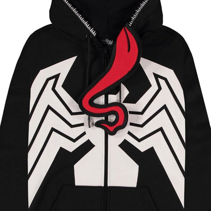 Marvel Venom 2-Novelty Hoodie-S Vest Sweater, Black, S Men, Black, S