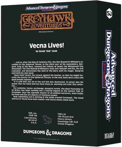 Beadle & Grimm's Vecna Lives Würfel- und Zubehör-Set