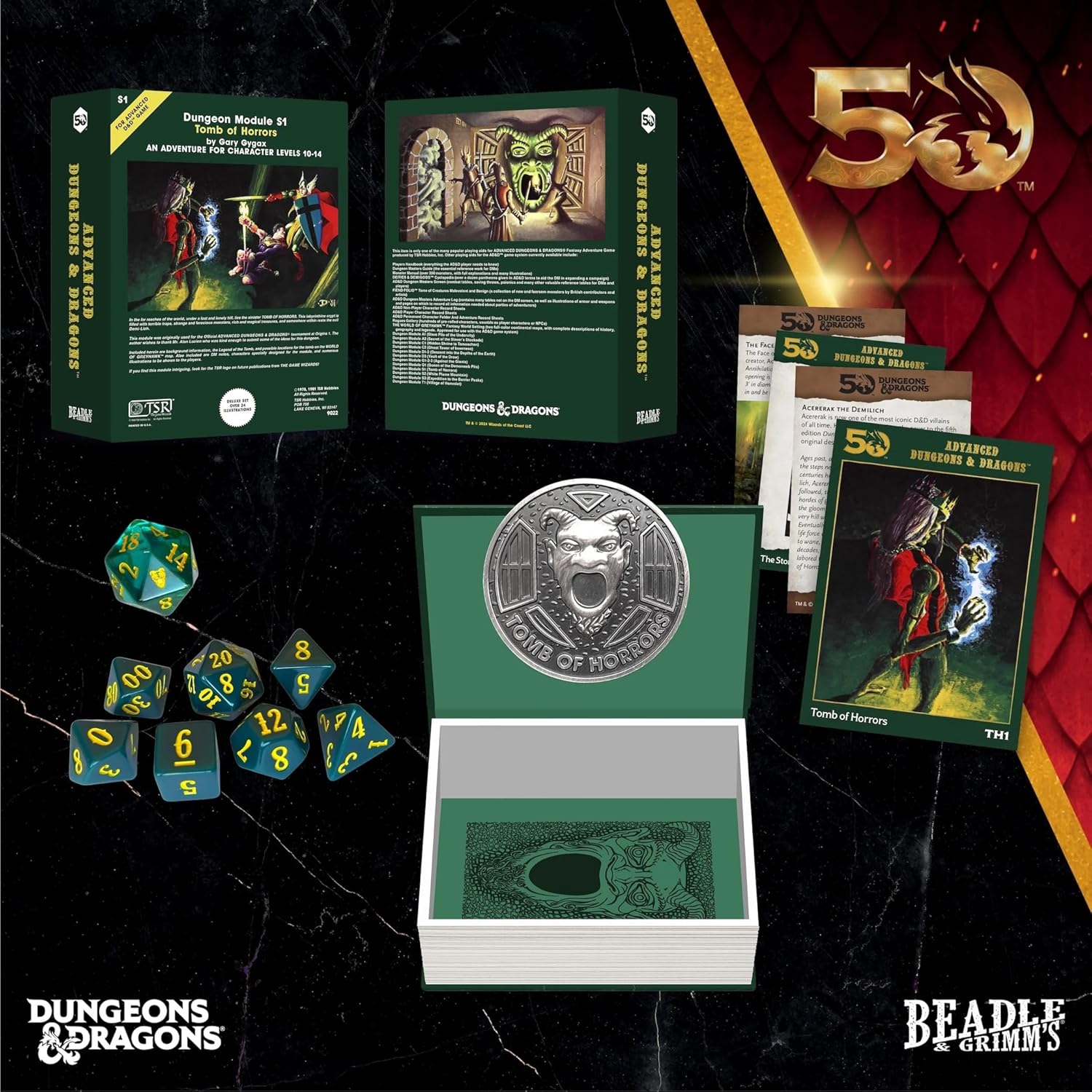 Beadle & Grimm's Tomb of Horrors Würfel und Zubehör Set
