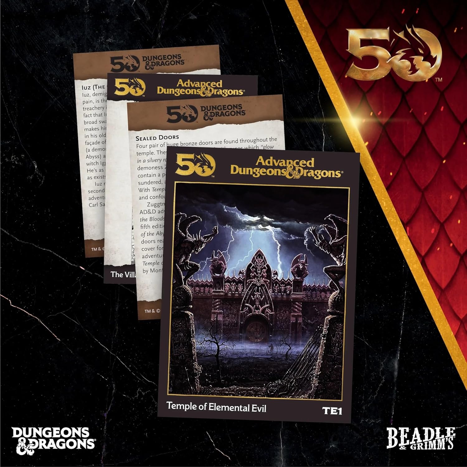 Beadle & Grimm's Dice & Accessories Set - The Temple of Elemental Evil