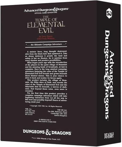 Beadle & Grimm's Dice & Accessories Set - The Temple of Elemental Evil