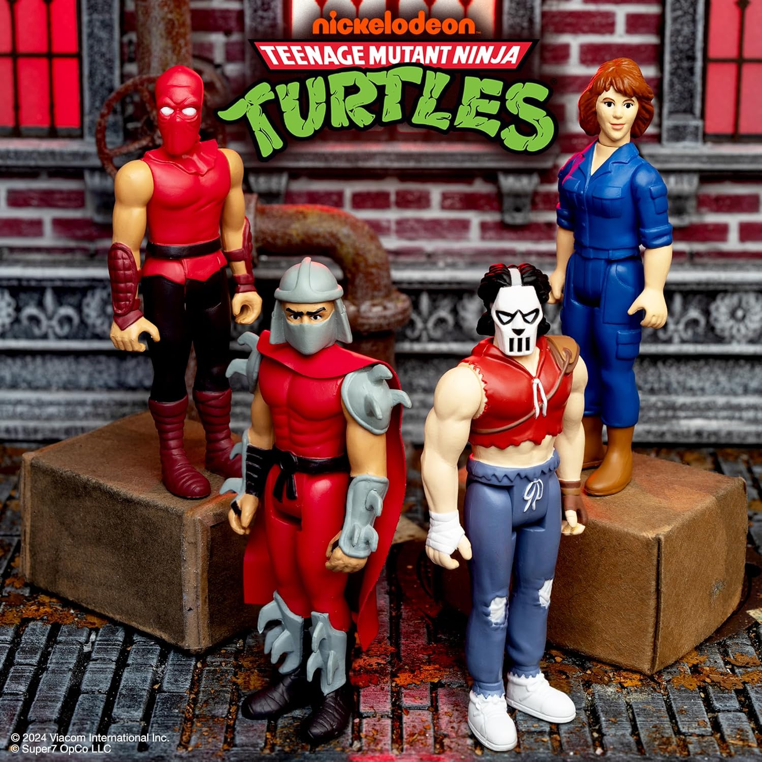 Super7 Teenage Mutant Ninja Turtles Reaction Figures Wave 11 - Foot Soldier (Comic Color) Action Figure
