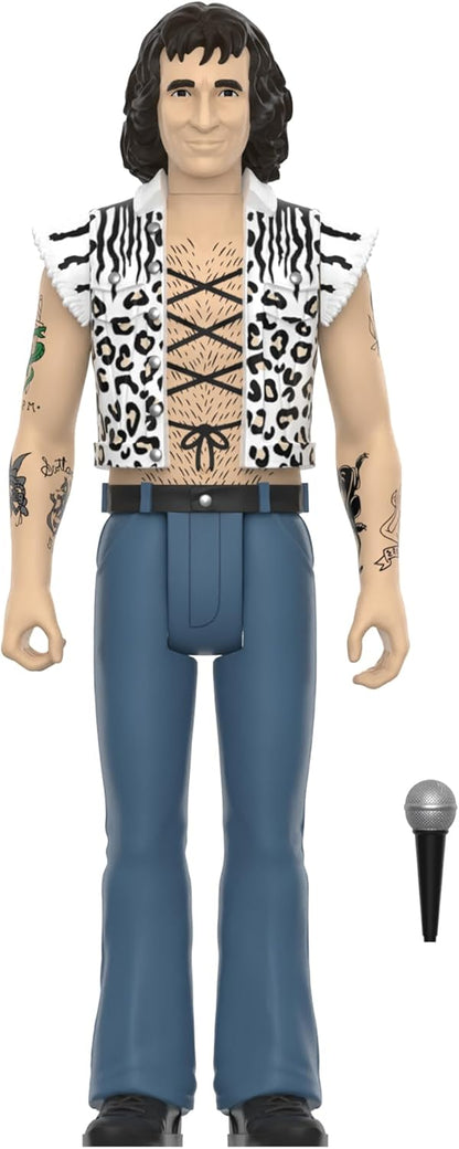 Super7 Bon Scott Reaction Figures Wave 02 - Bon Scott (Leopard Print) Action Figure