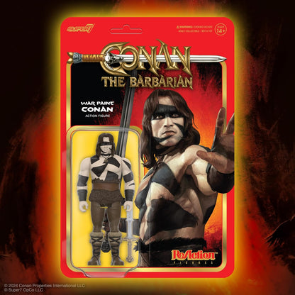 Super7 Conan The Barbarian Reaction Figures Wave 02 - Conan (War Paint) Action Figure