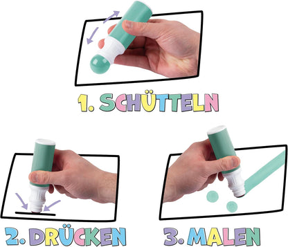 Stempelmarkers Glossy - 5 stuks