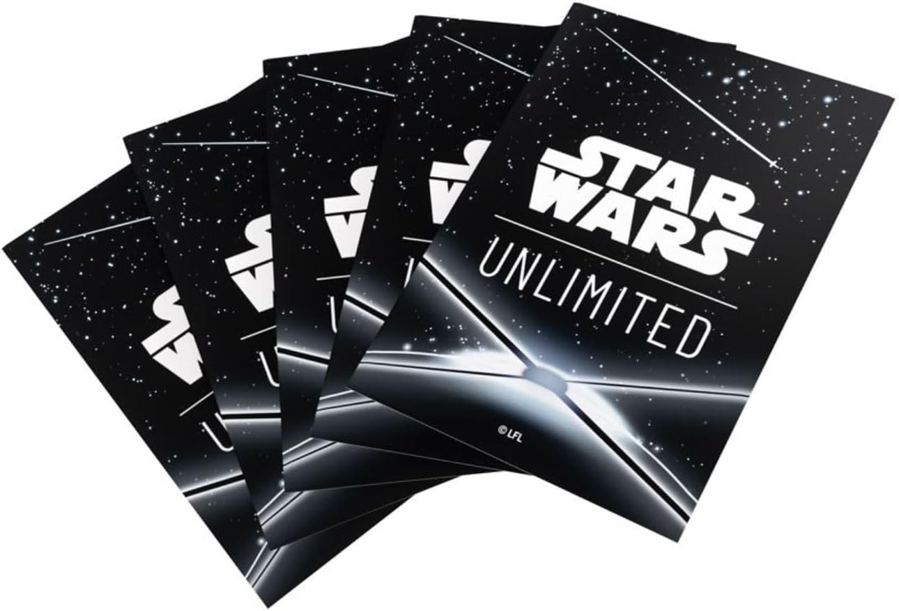 Gamegenic, Star Wars: Unlimited Art Sleeves –Card Back Black, Sleeve Color Code: Gray