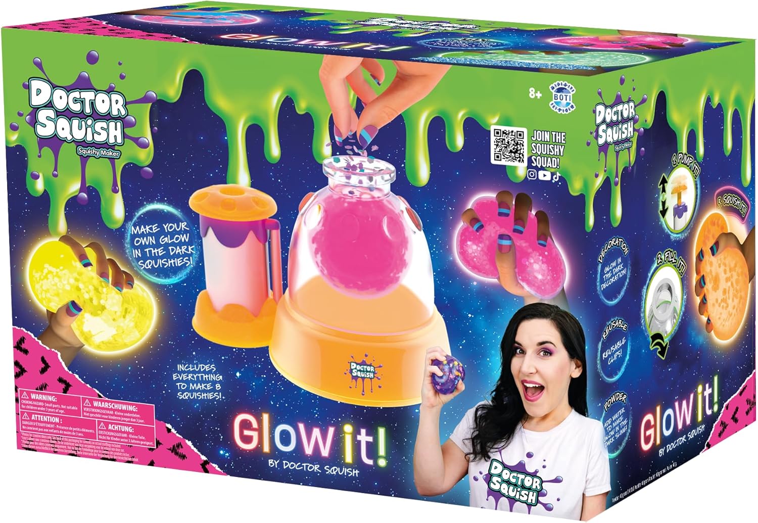 Doctor Squish Glow It! by Squishy Maker Station