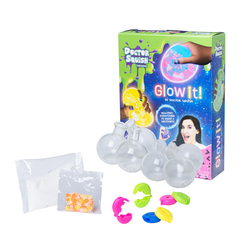 Glow It! by Doctor Squish - Refill Pack - 8 Balloons Included